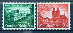 1940 German Stamps set Mi:DR748-749 – Malmedy Eupen MH* /448