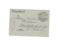 GERMANY 1916 Feldpostbrief
