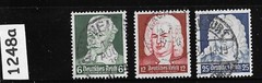 Stamp set Sc 456-458 Complete set 1935 Music Composers Germany #1248a