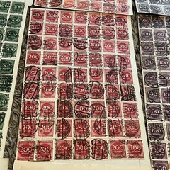 NICE GERMAN MINT AND USED STAMP PICKER LOT WORLD WAR I INFLATION OVPTS