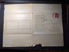 1943 Germany Auschwitz Concentration Camp Cover to Krakau Poland