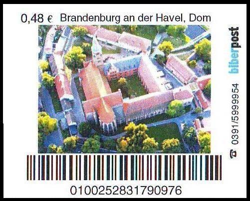 Beaver Mail: „Brandenburg an der Havel, Cathedral“, Set, mint