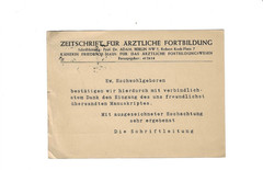 GERMANY 1939 Post Card sent from Berlin to U.S.-Slogan Cancel; small tear; creas