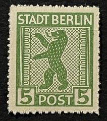 Travelstamps: 1945 Berlin Germany Stamps Scott #11N1 Mi 1 – Mint MNH OG