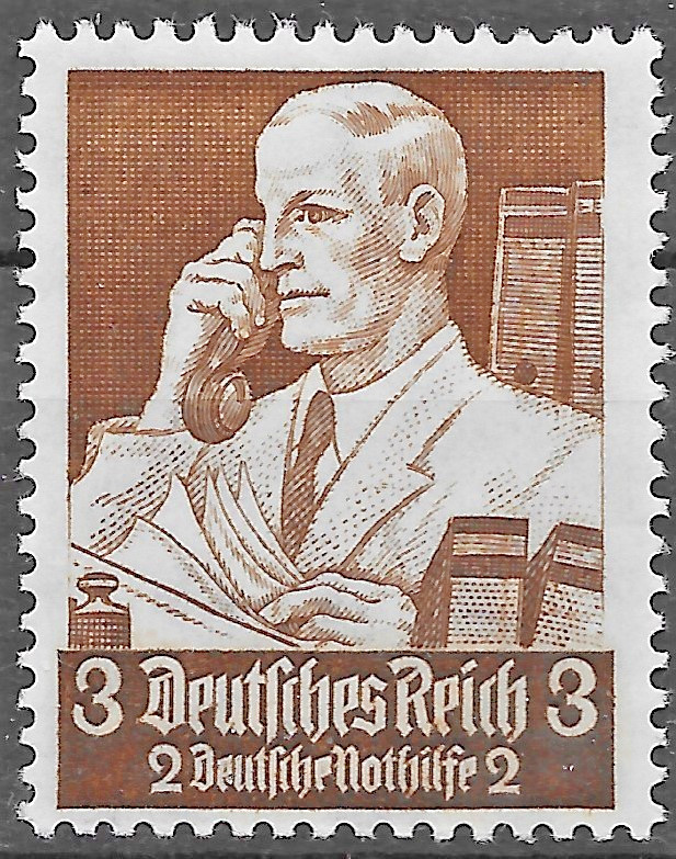 German Reich Mi# 556 MH Welfare Fund 1934 *