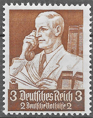 German Reich Mi# 556 MH Welfare Fund 1934 *