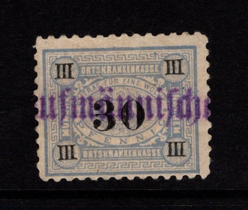 Germany Munich Late 1800s 30p Welness Revenue Used – S57151