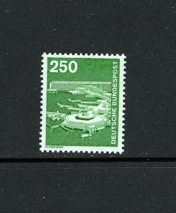 Germany 1982 250pf FRANKFURT AIRPORT PLANES SC 1190 MNH