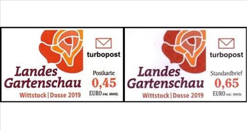 Turbopost: MiNr. 177 – 178, „Landesgartenschau In Wittstock“, Set, Postfrisch