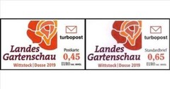 Turbopost: MiNr. 177 – 178, „Landesgartenschau In Wittstock“, Set, Postfrisch
