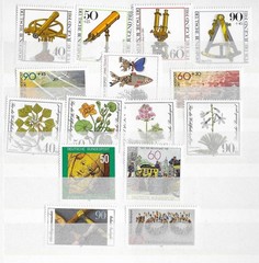 Germany 1981 Set 260604B#15 (MNH, see scan). Perfect quality. SCV $11.50 (2007).