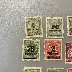 15 (MNH/few MLH) Vintage Deutsches Reich/Germany Stamps; 1933- 1945; $1 Ships.