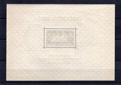 Danzig (Germany) 1937 old sheet Daposta exhibition (Michel Block 1) nice used