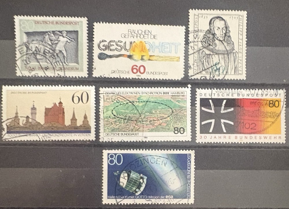 Germany: 1984-85. 7 Complete sets of 1. used. ID #09-02165