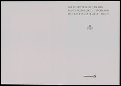 GERMANY FOLDER 1999/11 M/S S/S IBRA FAIR NUREMBERG BAVARIA 1 BLACK SAXONIA 3 RED