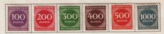 Germany Weimar Republic Hyperinflation set 1923 MH GR