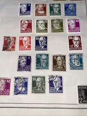 GERMANY ~several (82) German Reich ~ Saufend Stamps ~ c.1920’s Full Page 2 Side