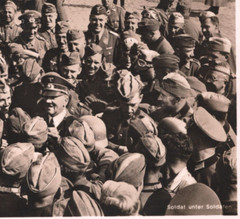 POLAND GERMANY OCC‘ WW2 Postcard EAGLE Overprints SOLDIERS PPC Cracow MA654