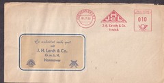 Germany 1960 meter cover J H Lerch & Co Hannover