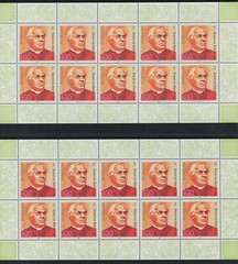 20 x Stamp No. 1925, 2 x Miniature Sheet Sebastian Kneipp MNH 1997 Germany