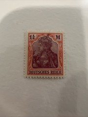 1920 Deutsches Reich 1 1/4 M German Stamp