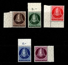 Germany Berlin Postage Stamps – 1951 – #9N70-74 – MNH – Complete Set