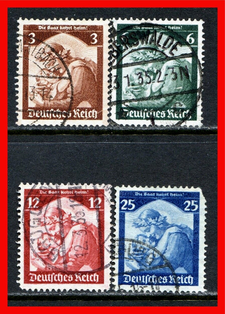 Germany Postage Stamps Scott 448-451, Used Complete Set!! G1058f
