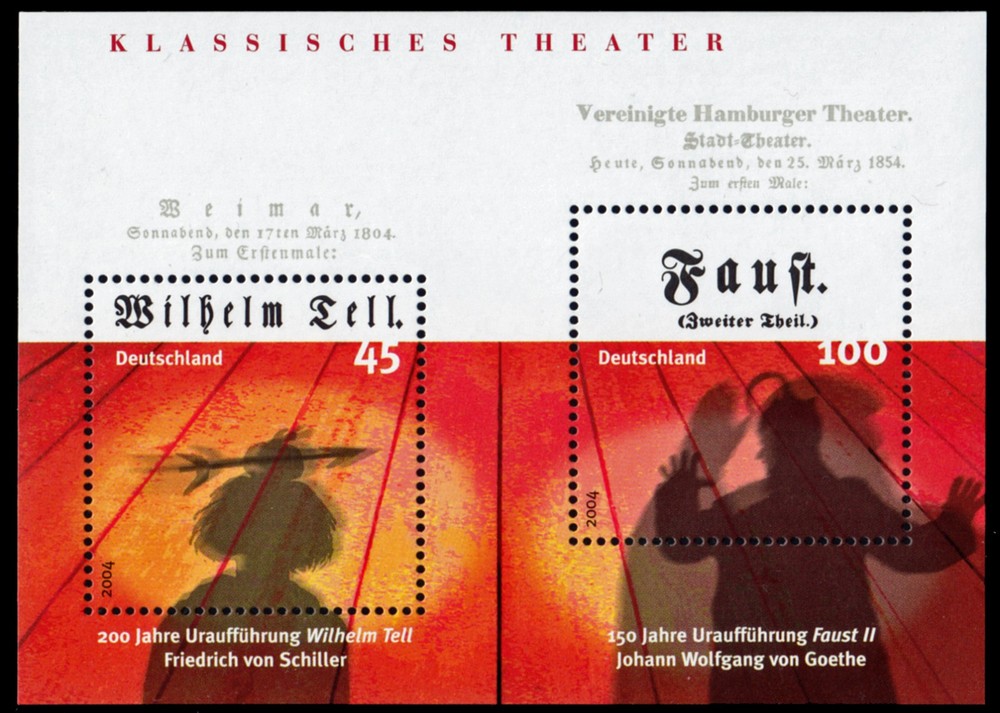Bundesrepublik Block 65 Classic Theatre Art Postfrisch Mint Single