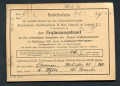 German Reich : Company card from 1930 – Bremen – slogan cancel – used