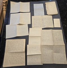 WW2 Third Reich Era German Document Paper Letters Receipts Lot Burg Hotel 1930s
