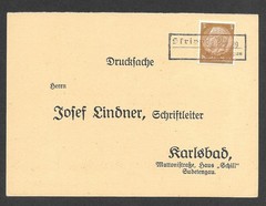 Sudetenland 1939 -Stripp 23.1.39 via Troppau