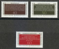 Germany 1981 MNH Mi 1105-1107 Sc 1358-1360 Statement of Constitutional Freedom**
