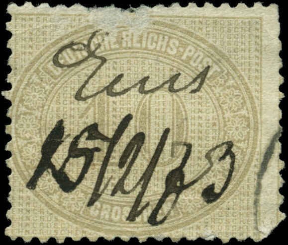 Germany Scott #12 Used