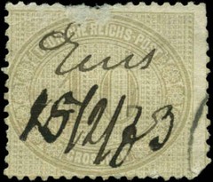 Germany Scott #12 Used