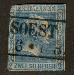 Prussia Scott 12 Used – CV 16$