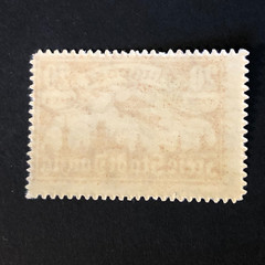 Germany POLAND DANZIG 1921 FREE STATE, FLUG POST, 20 Mark MNH /s3 #b25