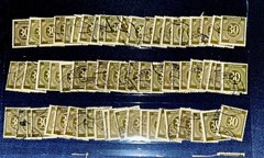 GERMANY 🇩🇪 SPACE FILLER 60+ USED SCOTT#547 LOOK 👀 OLIVE 30pf 1362