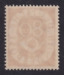 WEST GERMANY 1952 Posthorn 80pf Rose-Red SG 1059 MH/* (CV £650)