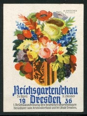 1962 NAZI ERA – SELECTION OF 5 POSTER STAMPS N EXPO’S & MANIFESTATIONS