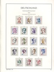 FRG 1960 – 1990 Collection In Leuchtturm Pre-Printed Album