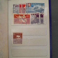 SELL-16. Album Of Stamps Antique Alemania And Suiza. Themed Policies And Mil