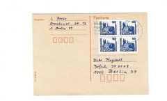 GERMANY 1991 Post Card sent from Berlin – Slogan Cancel