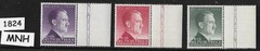 MNH Stamp set Sc B24-26 Adolf Hitler 1943 Birthday Poland Occupation #1824