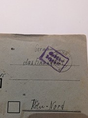 Germany Third Reich Official Document Amtsgericht Bonn 1945 Envelope