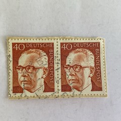 28 Germany stamps in 14 pairs~1951-2015~Accident prevention~flowers~water~Macke