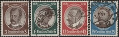 Stamp Germany Mi 540-3 Sc 432-5 1934 WWII 3 Reich Research Peters Luderitz Used