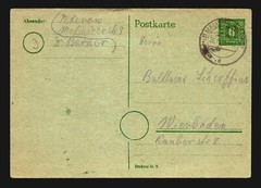 Germany 1945 6Pf Local Stationery Cover Used / Ni# P66 – Z14102