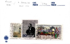 Germany, Postage Stamp, #1448-1450 Used, 1985 Carl Spitzweg (AE)
