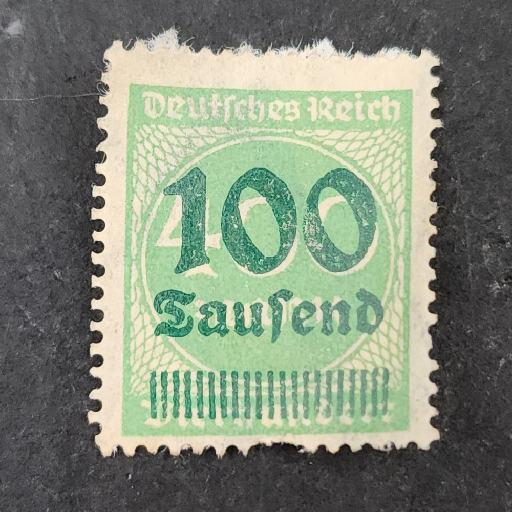 Germany-Deutsches Reich-1920s-Inflation Overmark-USED