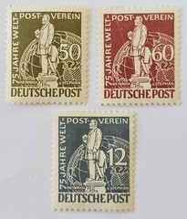 GERMANY CLASSICS 1949 RARE 12pf, 50pf, 60pf Heavily MM (€575 for Never Hinged)